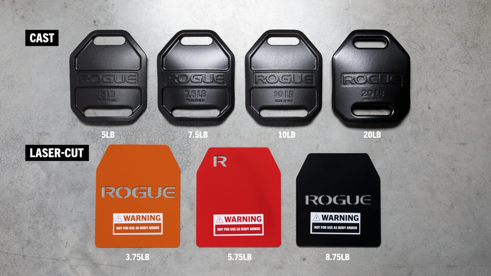 ROGUE WEIGHT VEST PLATES